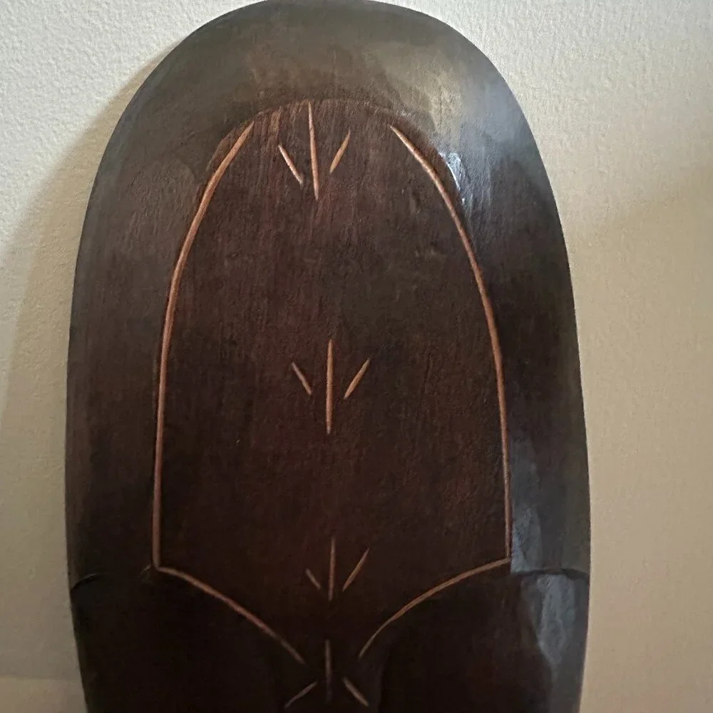 Hand-Carved Ecuadorian Wood Mask - From Ecuador - Wall Decor